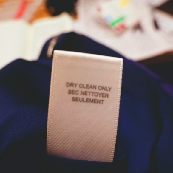 REBECCA TAYLOR Blue Dress with Black Mesh Panels, size 12 - Picture 2 of 6